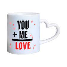 Heart handle Mug After custom print