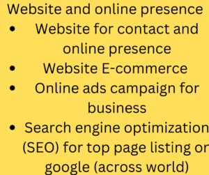 Kind of Website avail in bahraich yellow page